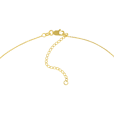 Buy 14K Yellow Gold Mini Sideways Cross Necklace, image 3