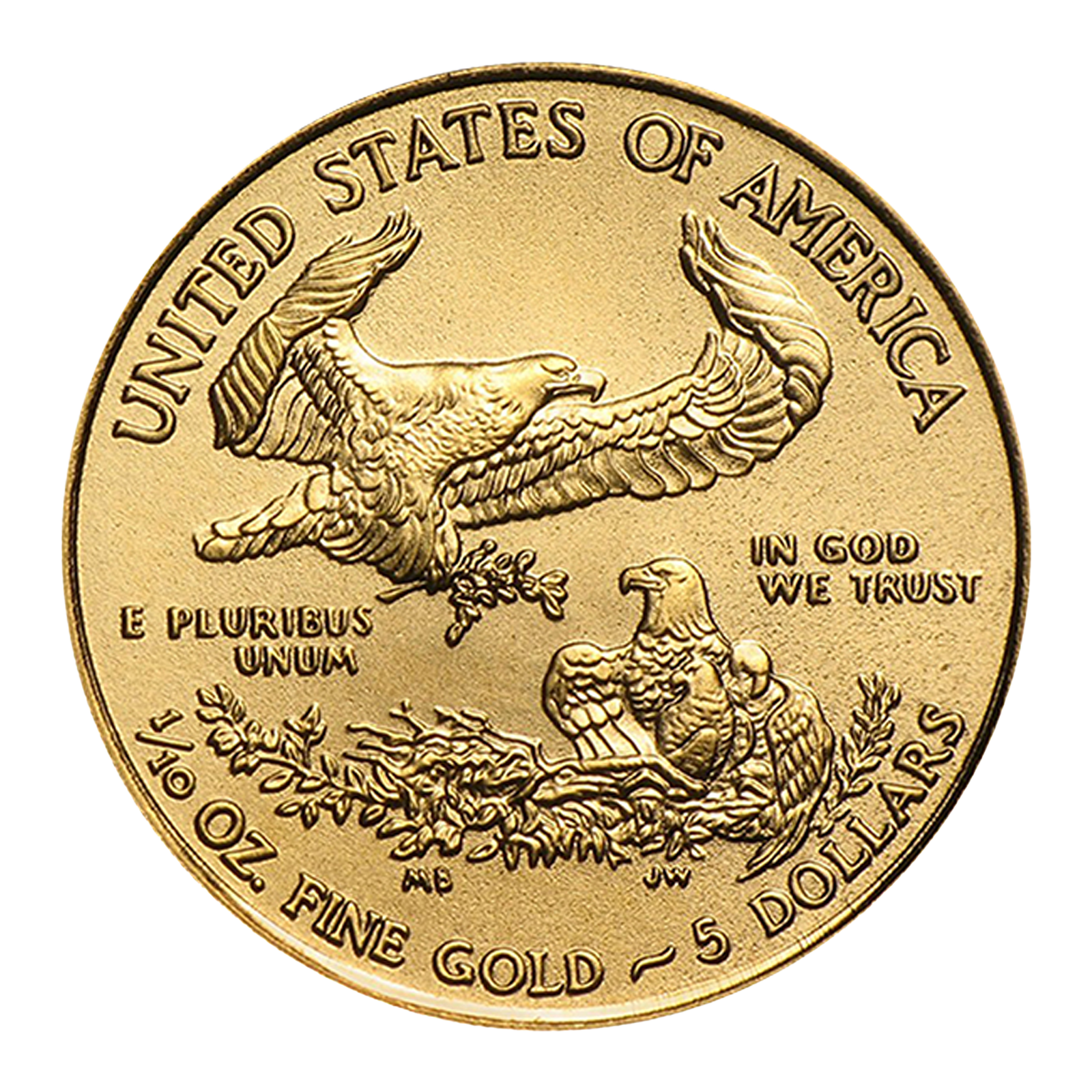 1/10 oz American Gold Eagle Coins, image 0
