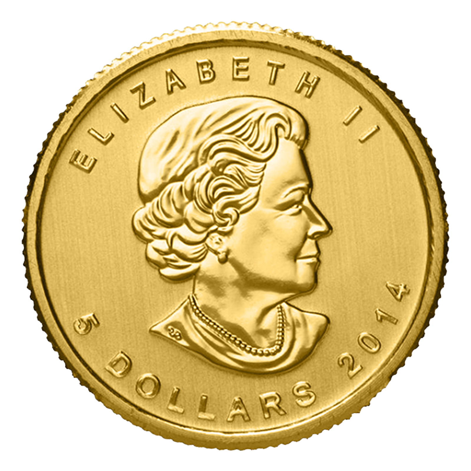 1/10 oz Canadian Gold Maple Leaf Coins, image 1