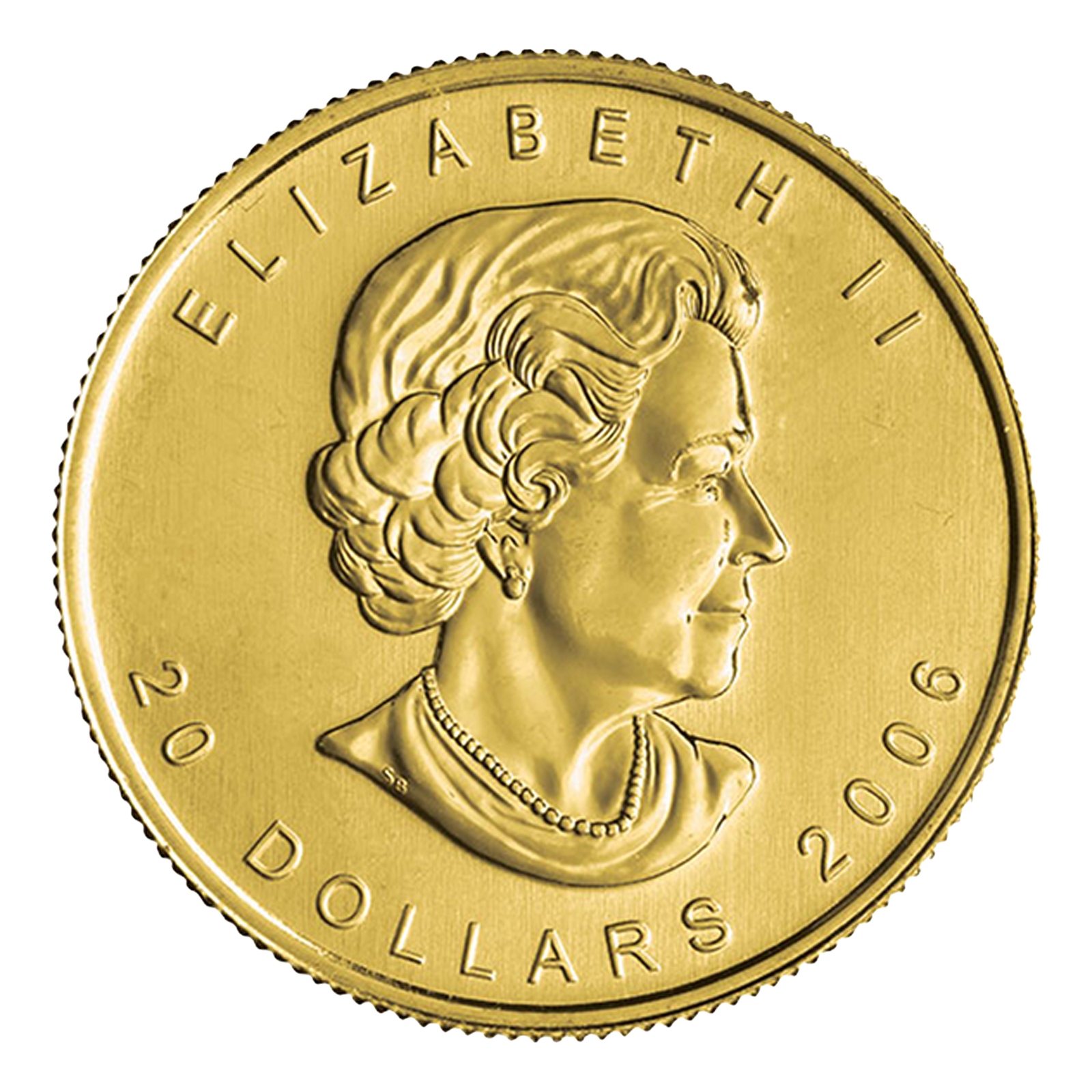 1/2 oz Gold Canadian Maple Leaf Coin, image 1