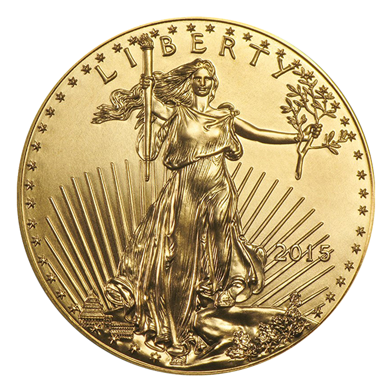 1/4 oz Gold Eagle Coins, image 1
