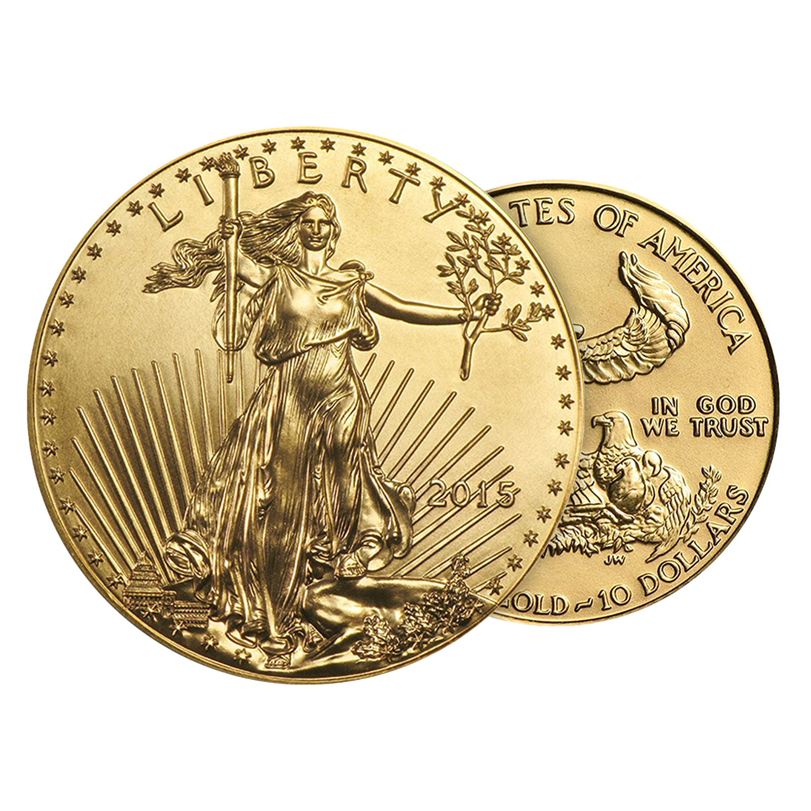 1/4 oz Gold Eagle Coins, image 2