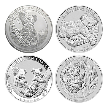 Australian 1 kilo Silver Koala Coins (Random year), image 0