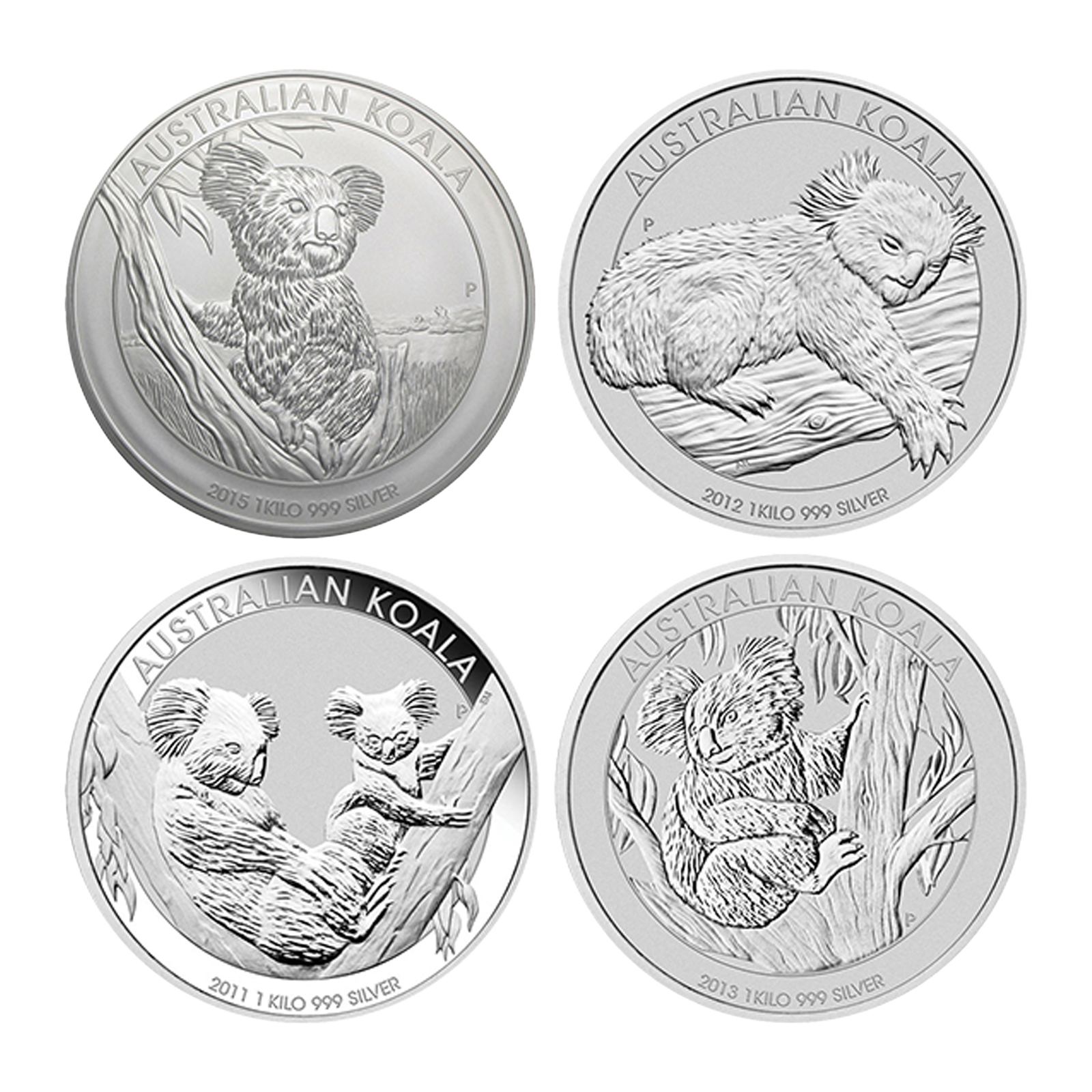 Australian 1 kilo Silver Koala Coins (Random year), image 0