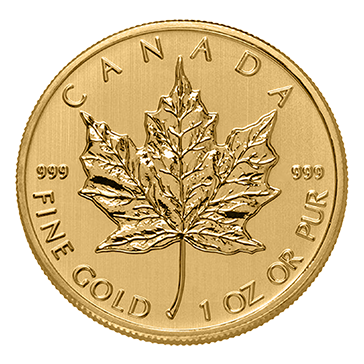 1979 - 1982 1 oz Gold Canadian Maple Leaf Coin .999 Purity