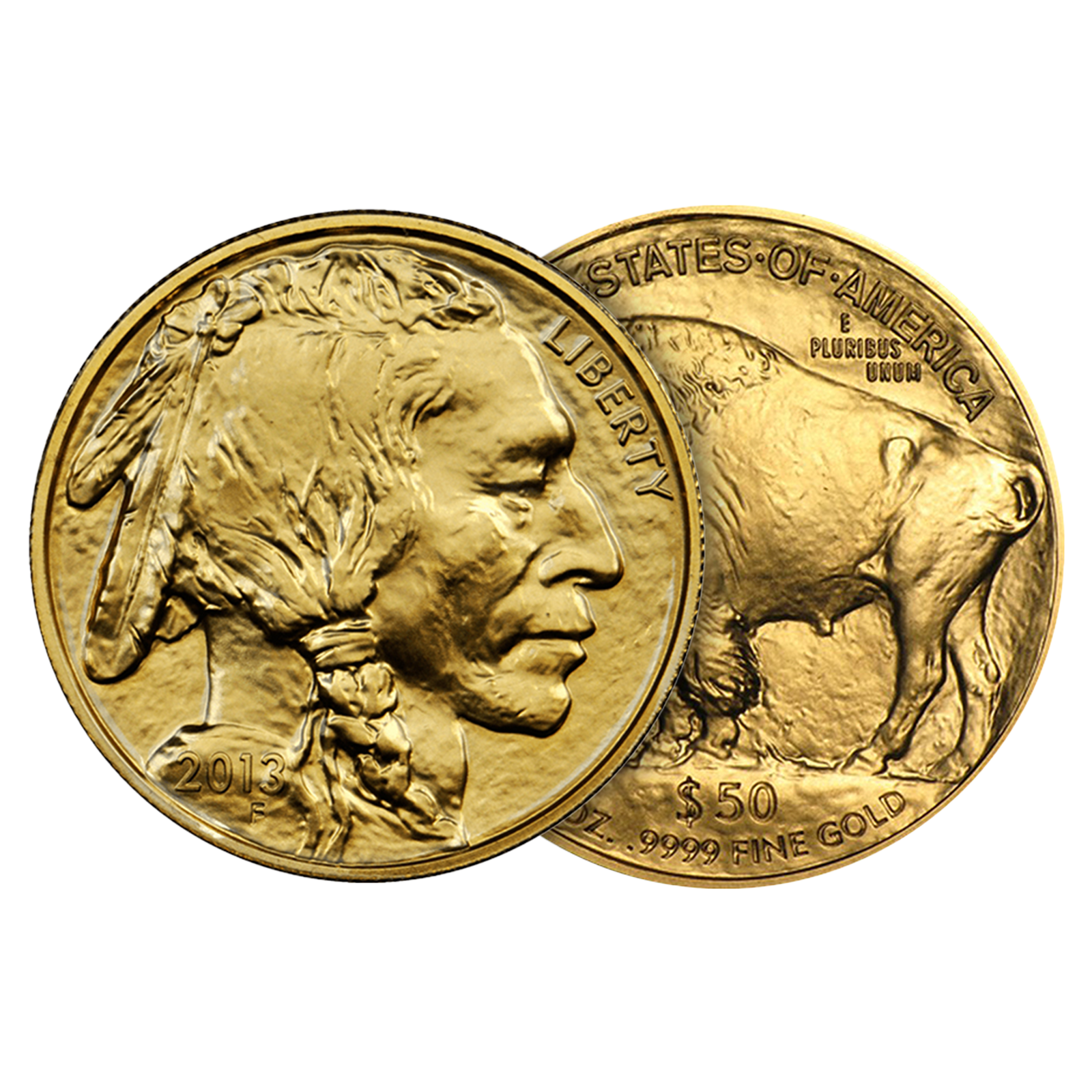 1 oz Gold Buffalo Coins, image 2