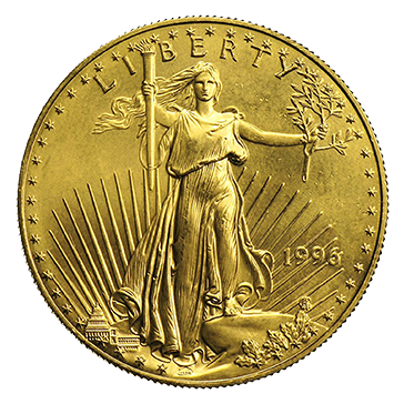 1 oz Gold American Eagle Coin, image 0