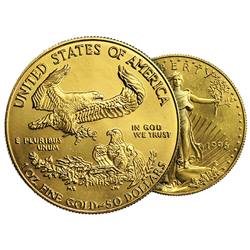 1 oz Gold American Eagle Coin, image 0