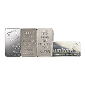 1 oz Palladium Bars, image 0