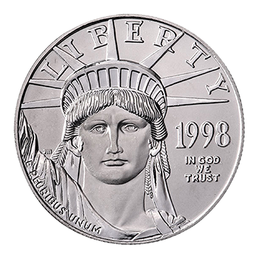 1 oz Platinum American Eagle Coin, image 1