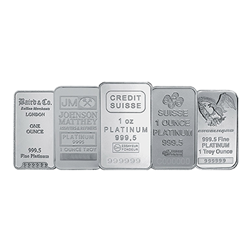 1 oz Platinum Bars, image 0