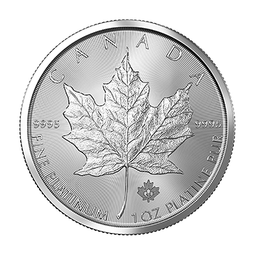 1 oz Platinum Canadian Maple Leaf Coins, image 0