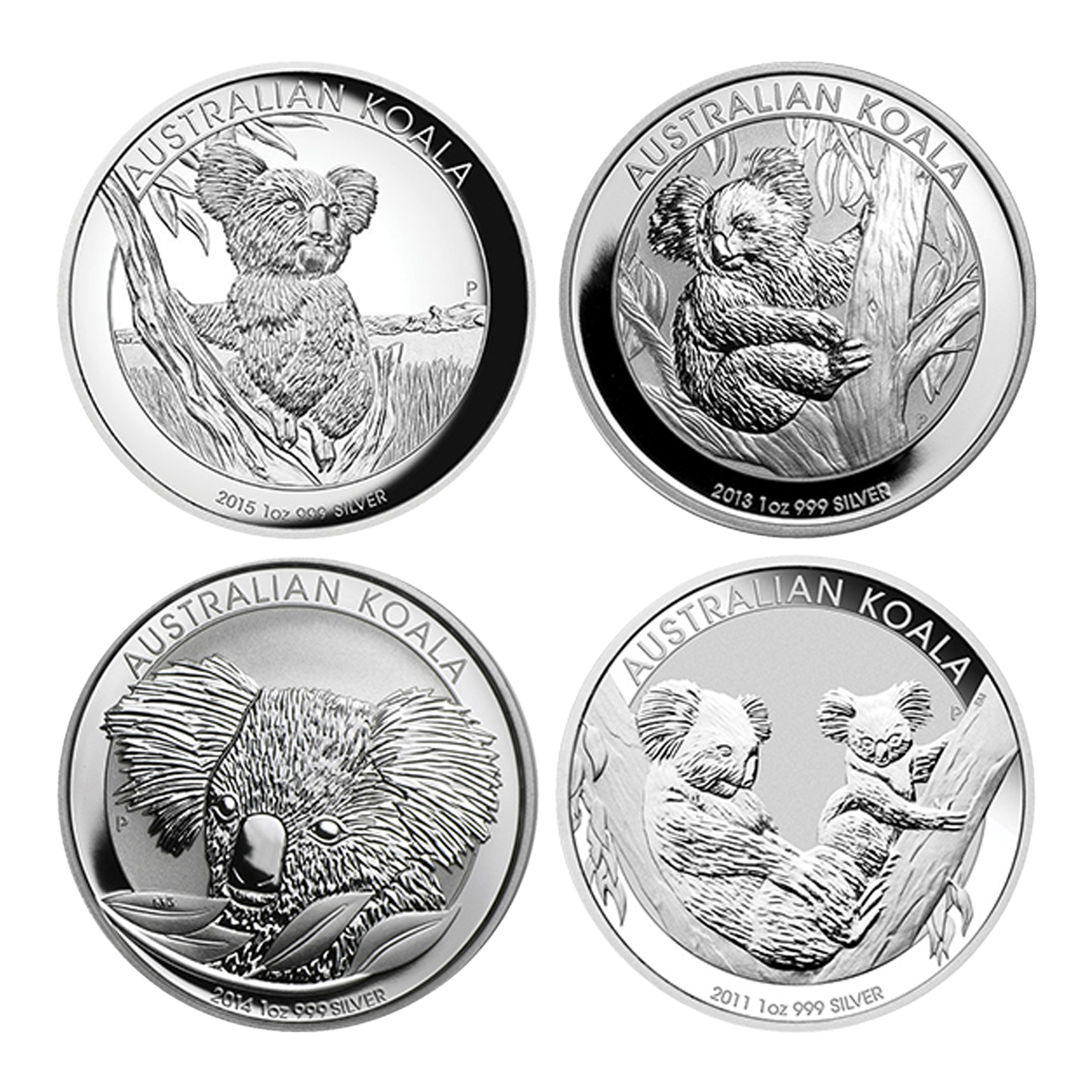 1 oz Australian Silver Koala Coins (Random Year), image 0