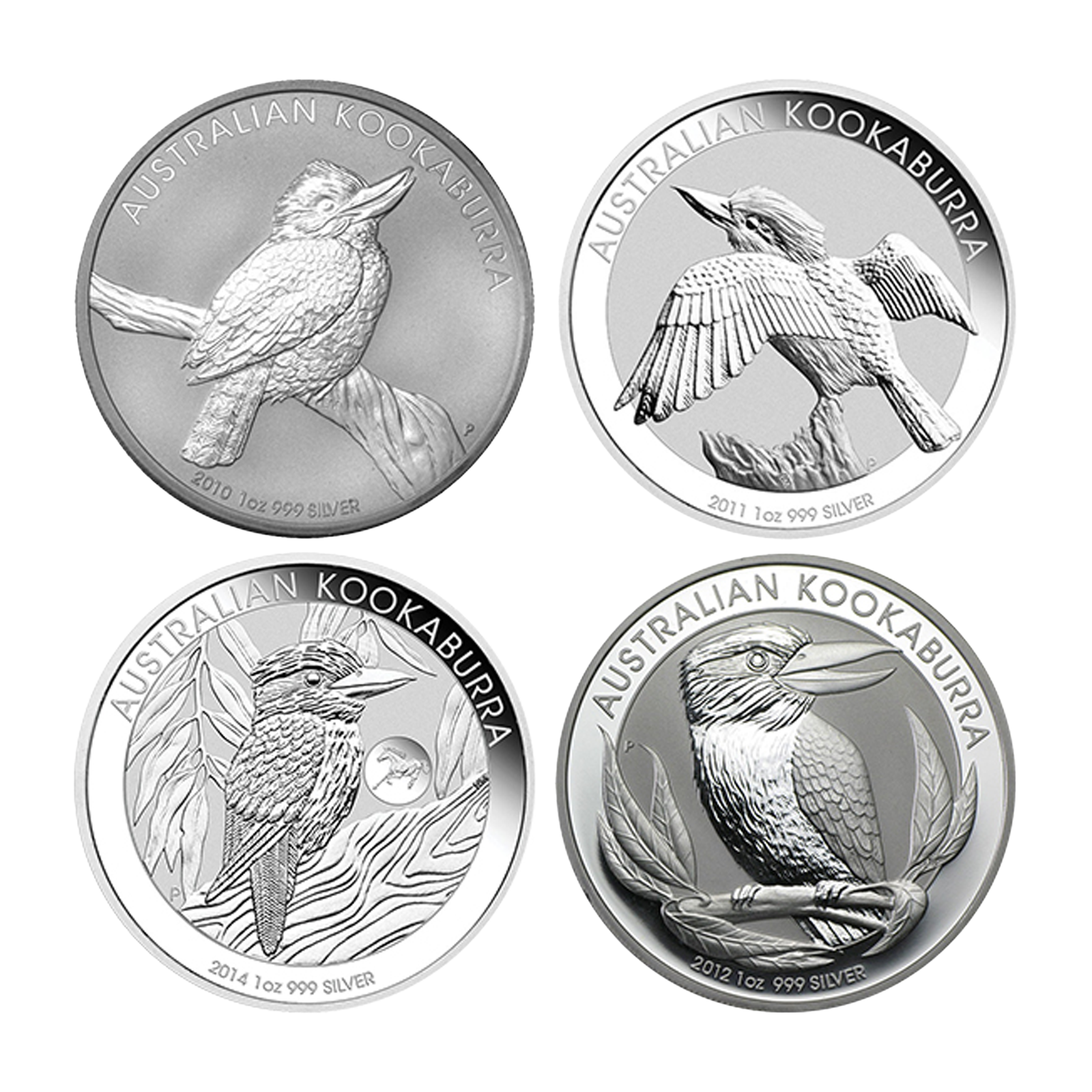 Australian 1 oz Silver Kookaburra Coins (Random Year), image 0
