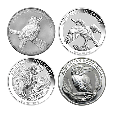1 oz Silver Australian Kookaburra Coin (Random Year)