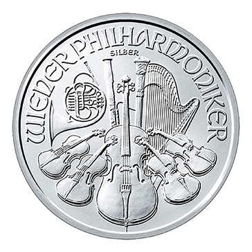 1 oz Silver Austrian Philharmonic Coin, image 0