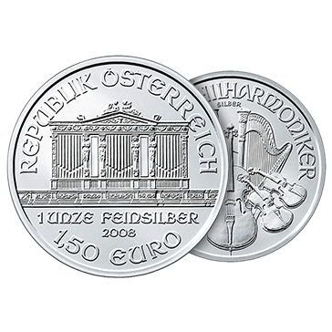 1 oz Silver Austrian Philharmonic Coin, image 0