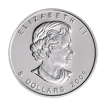 1 oz Silver Canadian Maple Leaf Coin, image 0