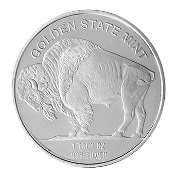 1 oz Silver Buffalo Rounds, image 0