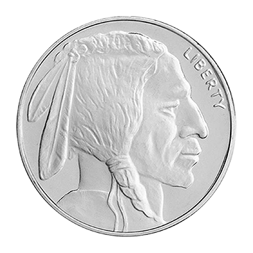 1 oz Silver Buffalo Rounds, image 1