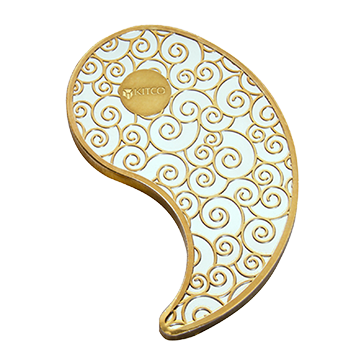 Buy 2 oz Pure Silver Gold Plated Yin Yang Round, image 2