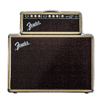 2 oz Silver Fender® Dynamic Duo Precision Bass® Guitar & Bassman® Amp Coin, image 4