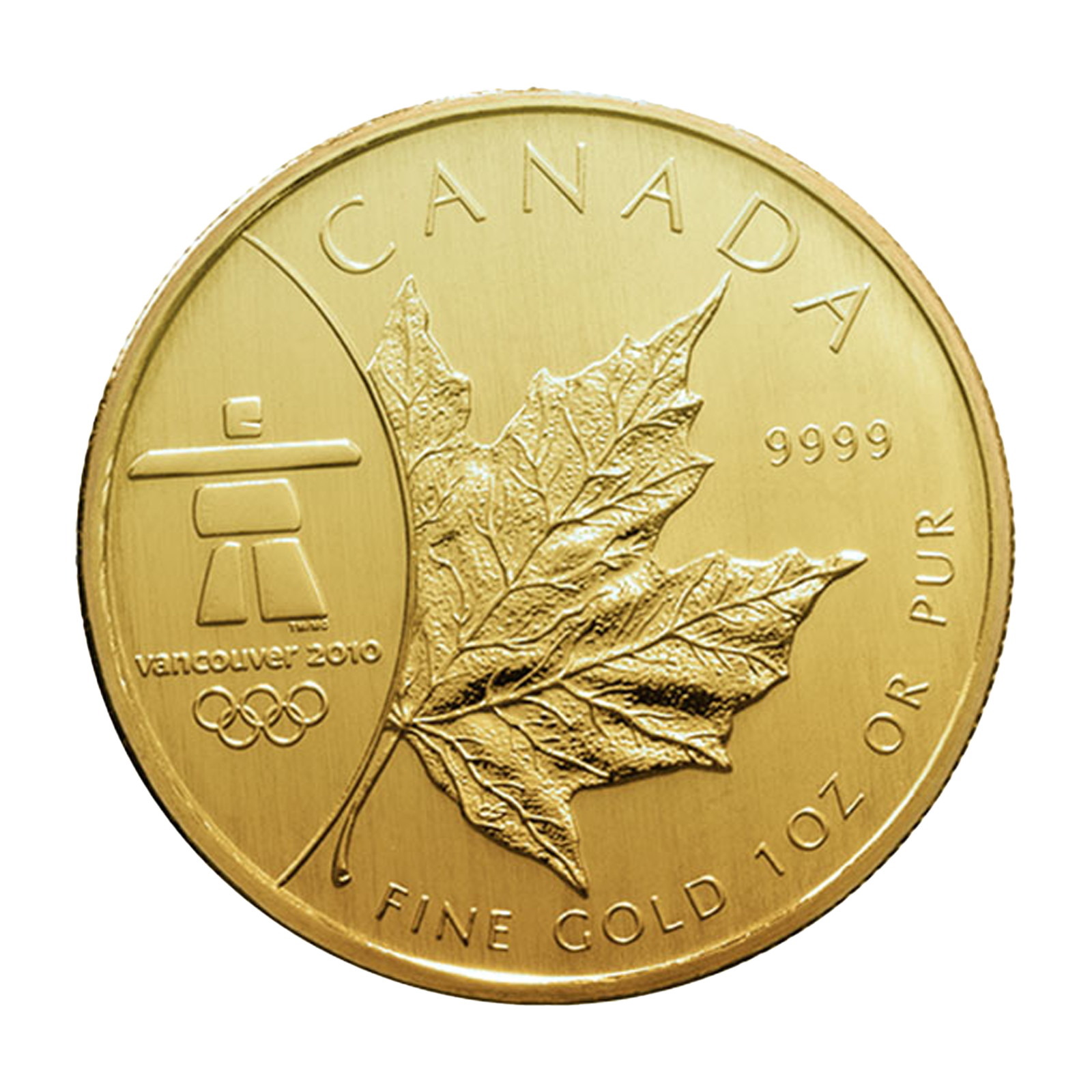 2008 1 oz Gold Maple Leaf Olympic Edition Coin, image 0