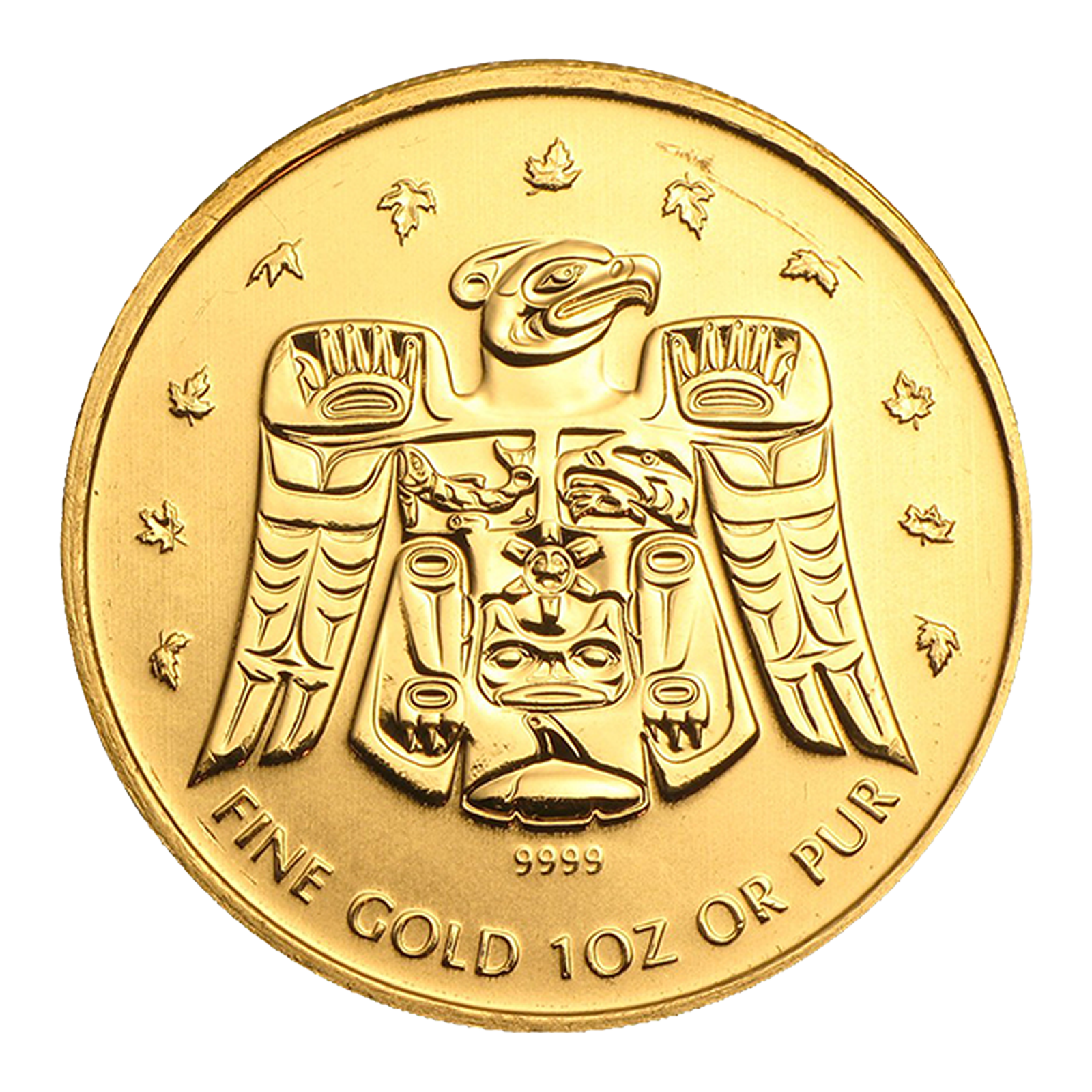 2009 1 oz Gold Maple Leaf Olympic Coins, image 0