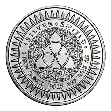 Buy 1 oz Silver Shield Don't Tread On Me Round, image 1