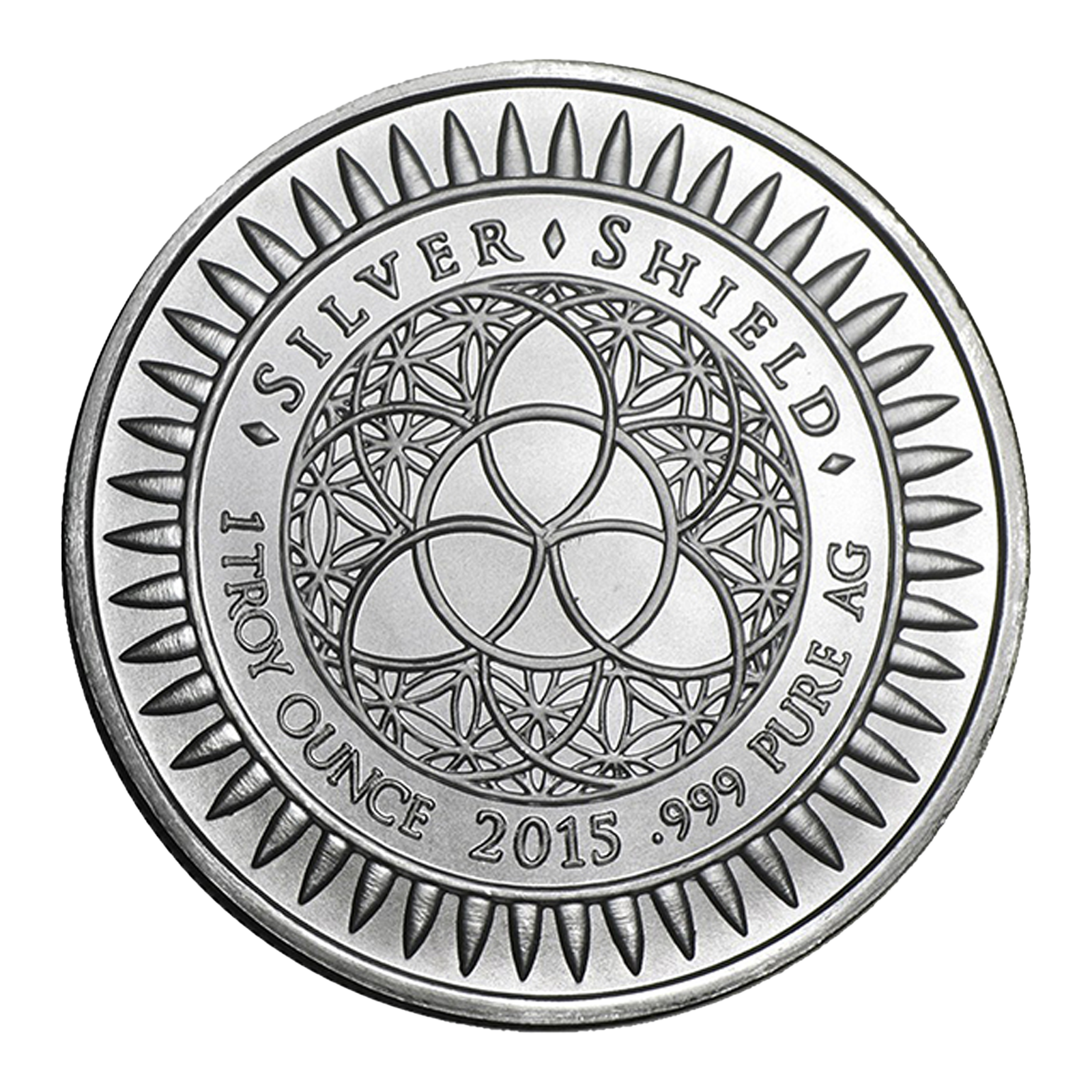 Buy 1 oz Silver Shield Don't Tread On Me Round, image 1