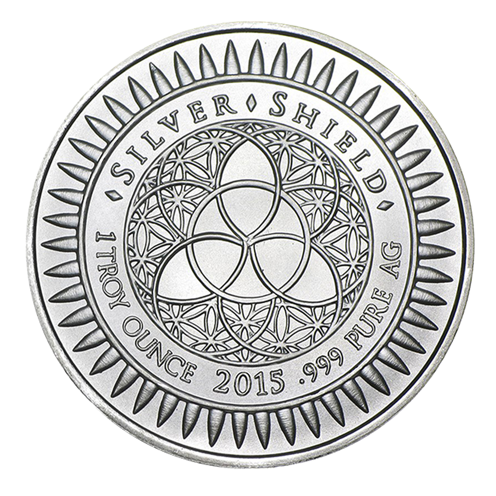 Buy 1 oz Silver Shield Freedom Girl Round (Random Year), image 1
