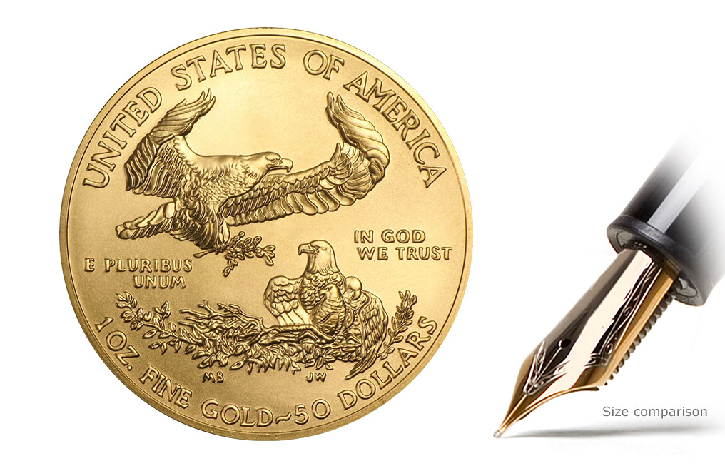 Buy 2019 1 oz Gold Eagle Coins MintFirst (20 per tube), image 1
