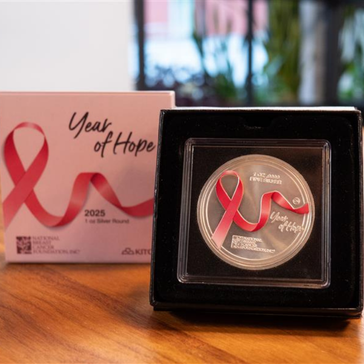 1 oz Silver Kitco Round .9999 – National Breast Cancer Foundation, Inc.®, image 3