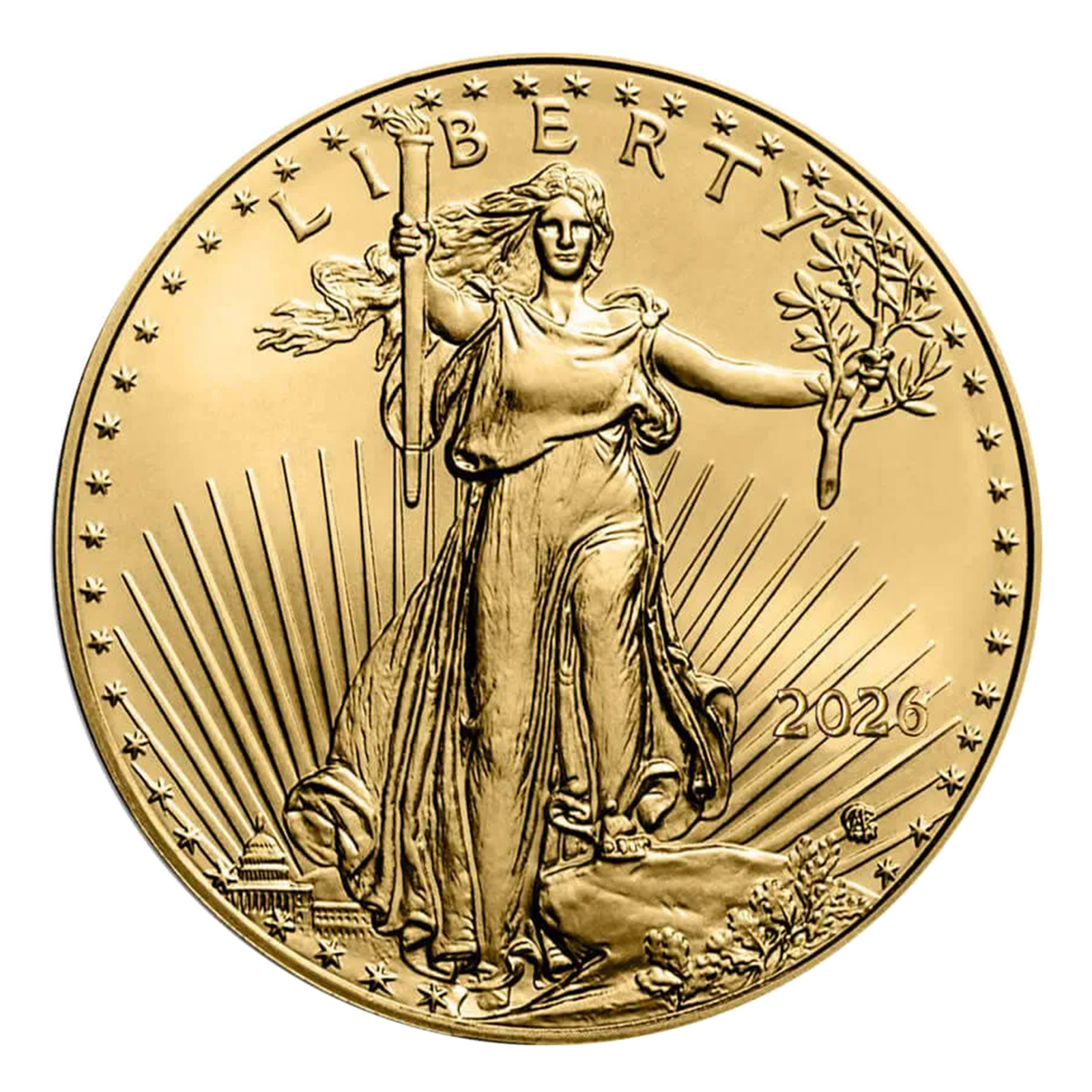 2026 1 oz Gold Eagle Coin - MintFirst™, image 2