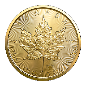 2026 MintFirst™ 1 oz Gold Maple Leaf Coins (tube of 10), image 1