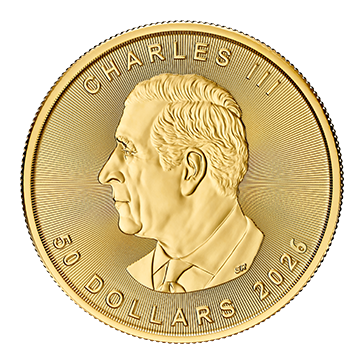 2026 MintFirst™ 1 oz Gold Maple Leaf Coins (tube of 10), image 2