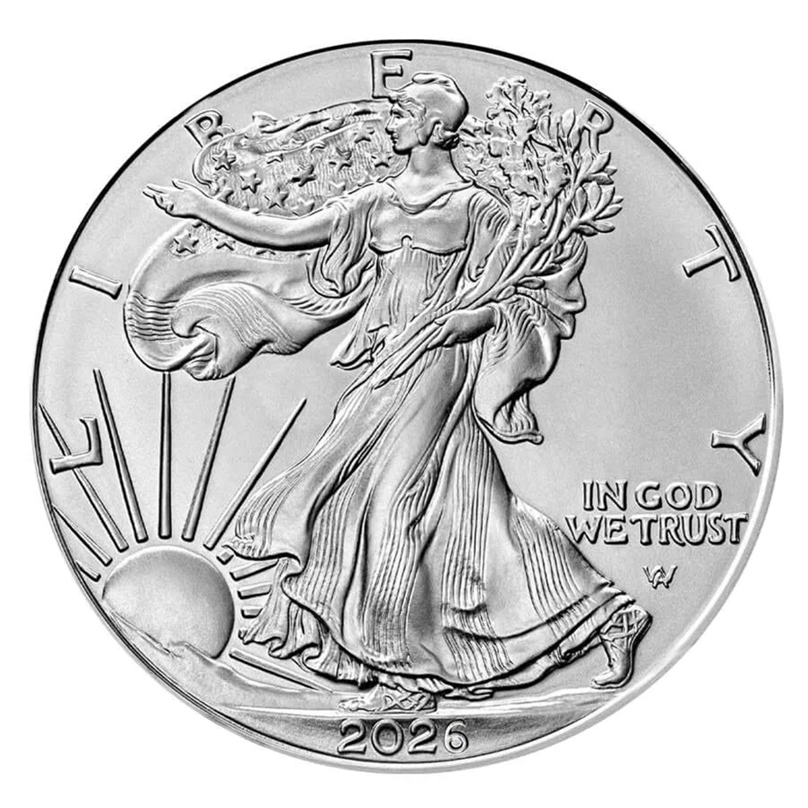 2026 MintFirst™ Silver Eagle Coins (tube of 20), image 2