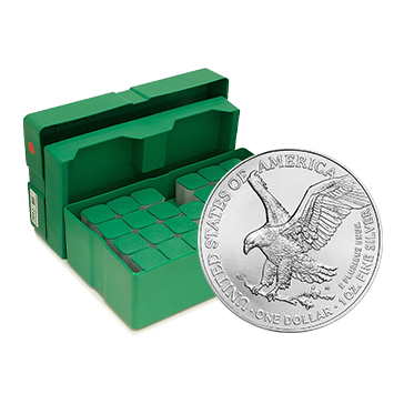 2026 1 oz Silver Eagles M. Box  (500 pc) - MintFirst™