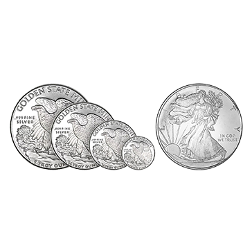 250 oz Silver WALKING LIBERTY Kitco Cache Kit, image 1