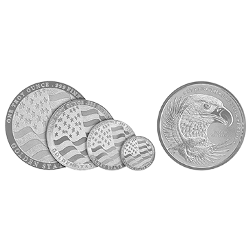 250 oz Silver EAGLE ROUNDS Kitco Cache Kit, image 2