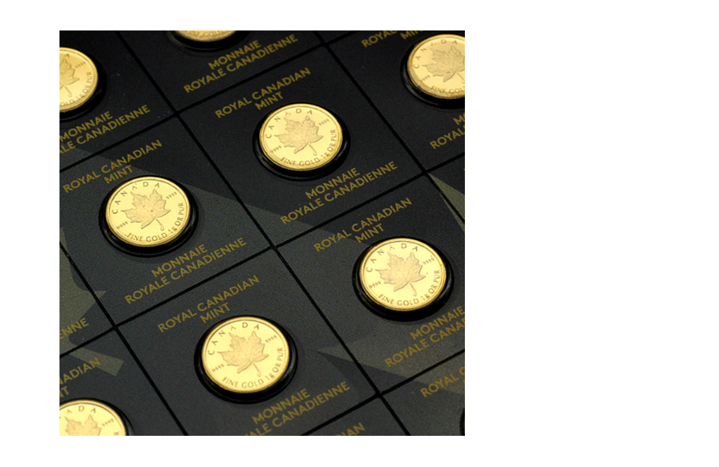 25 x 1 gram Gold MapleGram25™ (Random Year), image 1