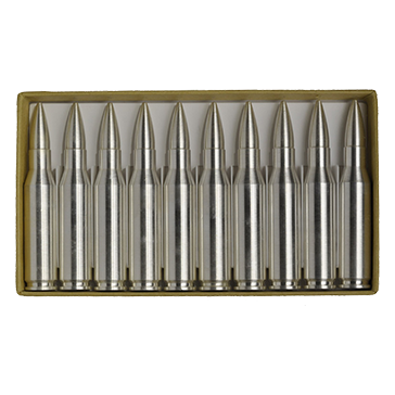 Buy 2 oz Silver Bullet .308 Caliber Replica 10 Pack .999, image 1