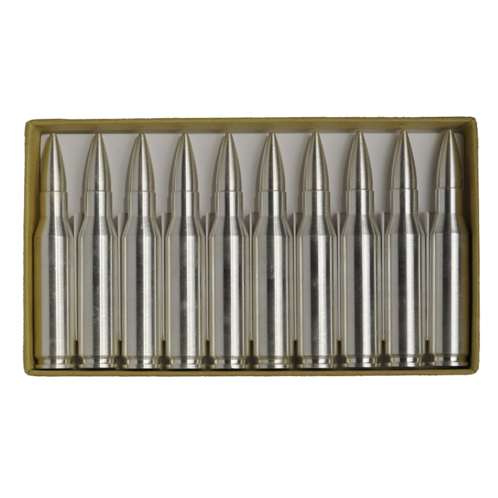 Buy 2 oz Silver Bullet .308 Caliber Replica 10 Pack .999, image 1