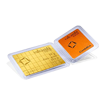50 x 1g Gold CombiBar™ - Valcambi Suisse (w/ assay), image 2