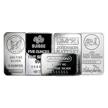 5 oz Silver Bars, image 0