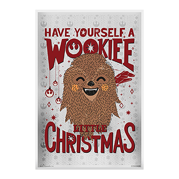 5 g Silver Star Wars™ Wookiee Christmas Coin Note (2022)