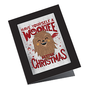 Buy 5g Silver Star Wars™ Wookiee  Christmas Coin Note, image 3