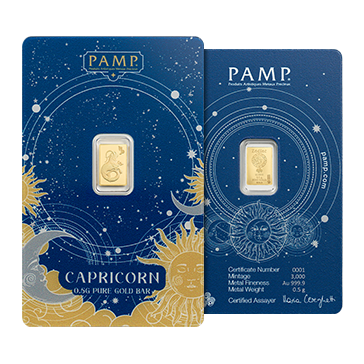 6 g Gold Zodiac  Bar Set (12 x 0.5 g), image 4
