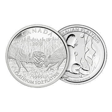 Platinum - 1 oz Coin or Round 9995