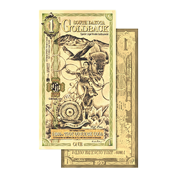 Buy 1 South Dakota Goldback Notes Pack (50 pcs) 24K, image 3